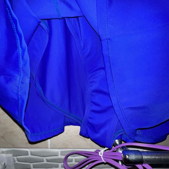 5/$25 Body Concepts Modest Swim Dress Swimsuit Dress Size 14 One Piece Blues - Picture 4 of 7